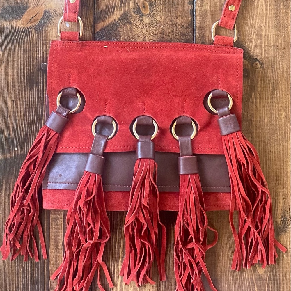 NWT Red Free People Crossbody Purse